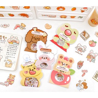 🚨SALE🚨 🌟Cuties Animal Sticker สติ๊กเกอร์น้องสัตว์น่ารัก 40ชิ้น