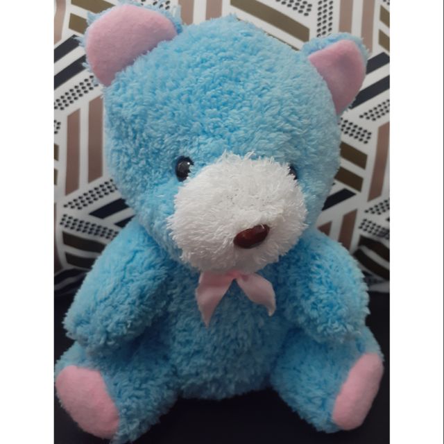 Kawaii Blue Teddy Bear (5 Colors) ตุ๊กตาหมี เท็ดดี้  สีฟ้า น่ารัก ราคาถูกๆ  (มี 5 สี)