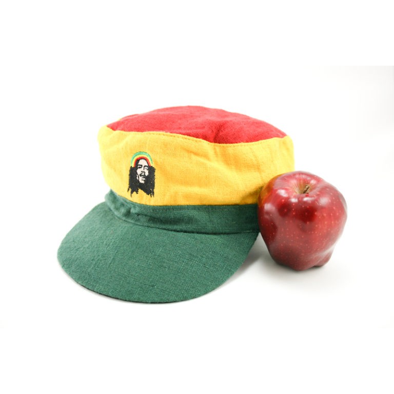 สินค้าราสต้า Cap Green Yellow Red หมวกราสต้าใยธรรมชาติลายบ็อบ มาเล่ย์ RASTA CAP