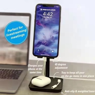 ที่วางโทรศัพท์ Phone holder โต๊ะปรับมุมได้หลายมุมที่วางโทรศัพท์มือถือแท็บเล็ตสำหรับ Phone Samsung OPPO VIVO