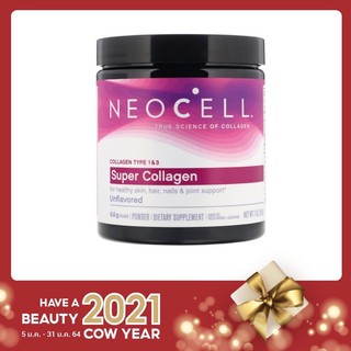 ของแท้💯%พร้อมส่ง แพ็คเกจใหม่ อาหารเสริม neocell Super Collagen Powder 6600 mg