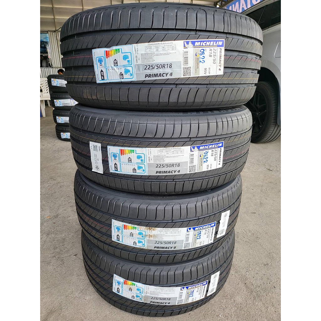 🔴 ยาง Michelin Primacy 4  225/50/18 ปี 22 ✅ เส้นละ 5,800 บาท ชุดละ 23,200 บาท ✅