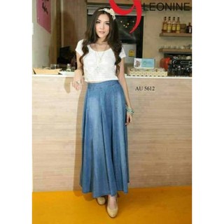 Long Skirt Jeans กระโปรงยีนส์ยาว