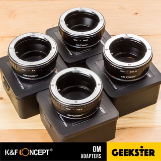 K&amp;F เมาท์แปลง OM Oympus Lens Adapter ( OM-FX / OM-NEX / OM-m43 , m4/3 / OM-EOS M )