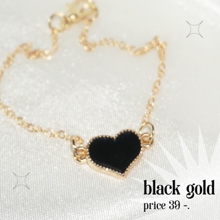 กำไลข้อมือ สร้อยข้อมือ Black gold | สินค้าพร้อมส่งจากประเทศไทย