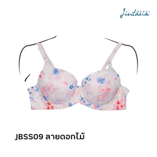 Jintana เสื้อชั้นใน (เสริมโครง)  ลายดอกไม้