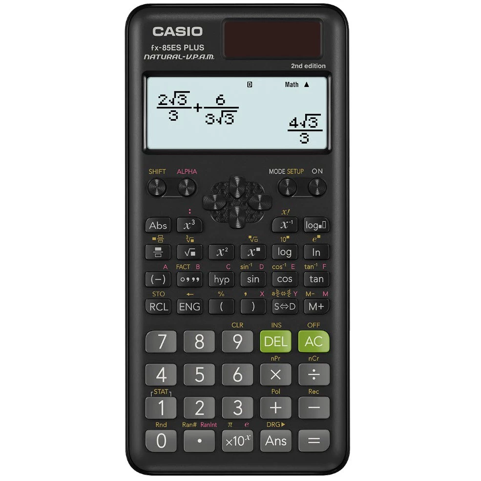 fx-85ES PLUS-2 (2nd Edition) เครื่องคิดเลขวิทยาศาสตร์ Casio ของแท้ ของใหม่ ประกันศูนย์