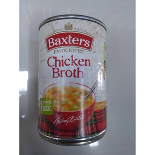 Baxters Chicken Broth 400g  แบ็กซ์เตอร์น้ำซุปไก่ 400 กรัม