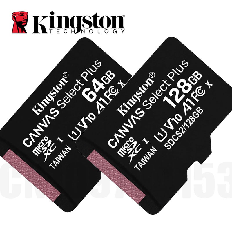 Kingston 100M/S Memory Card 128GB MicroSD TF Card SD 32GB 64GB  Nano Micro SD Memory Card 256GB