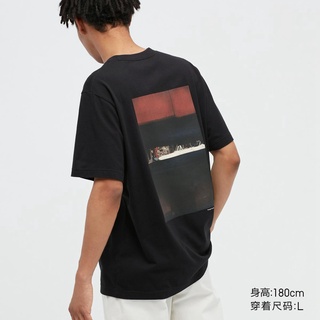 Uniqlo UT เสื้อยืดแขนสั้น พิมพ์ลาย Saul Leiter สําหรับผู้ชาย ผู้หญิง 451210