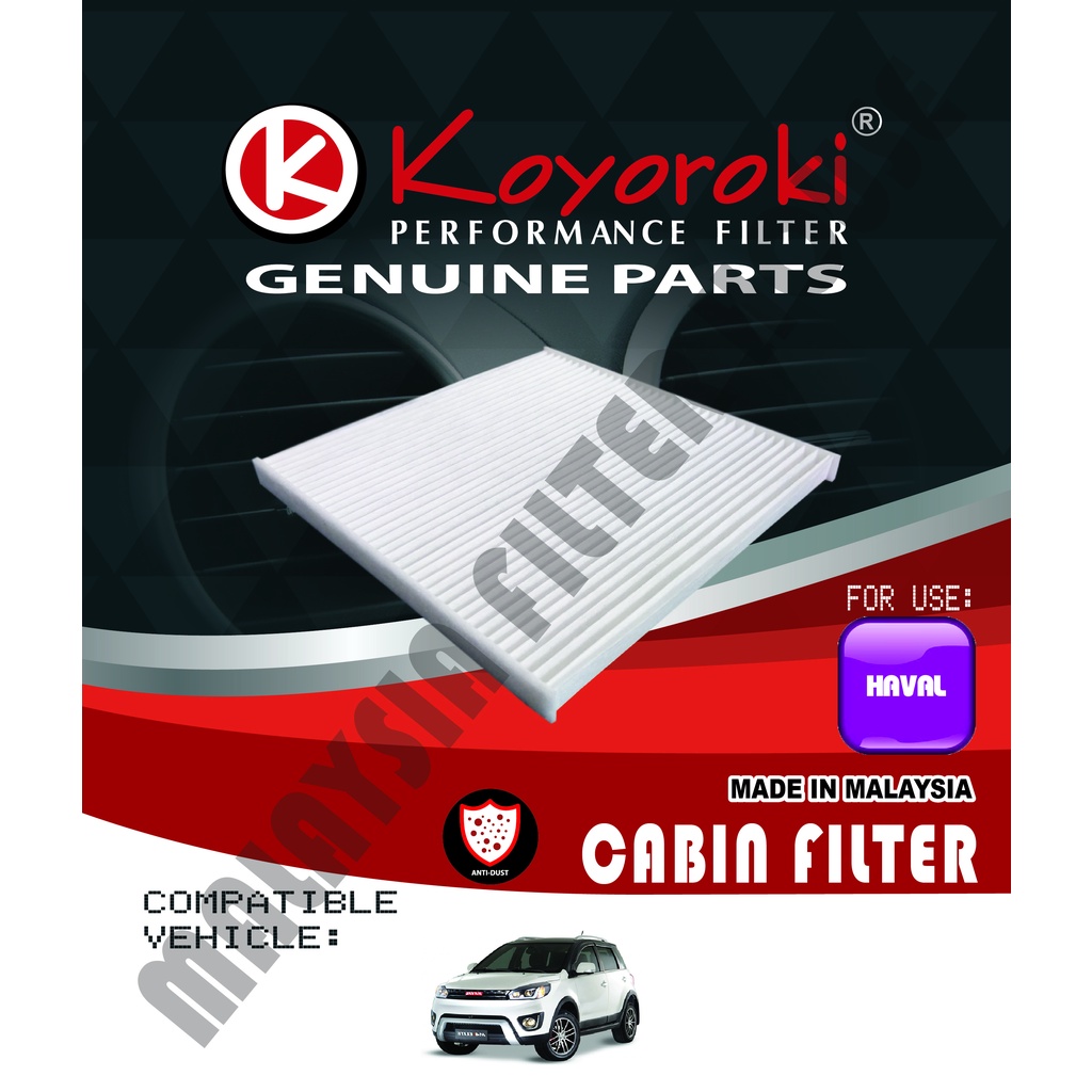 HAVAL H1/M4 PENAPIS CABIN FILTER RGW-J08XA-C 8104400ซีเจ08ชาห์