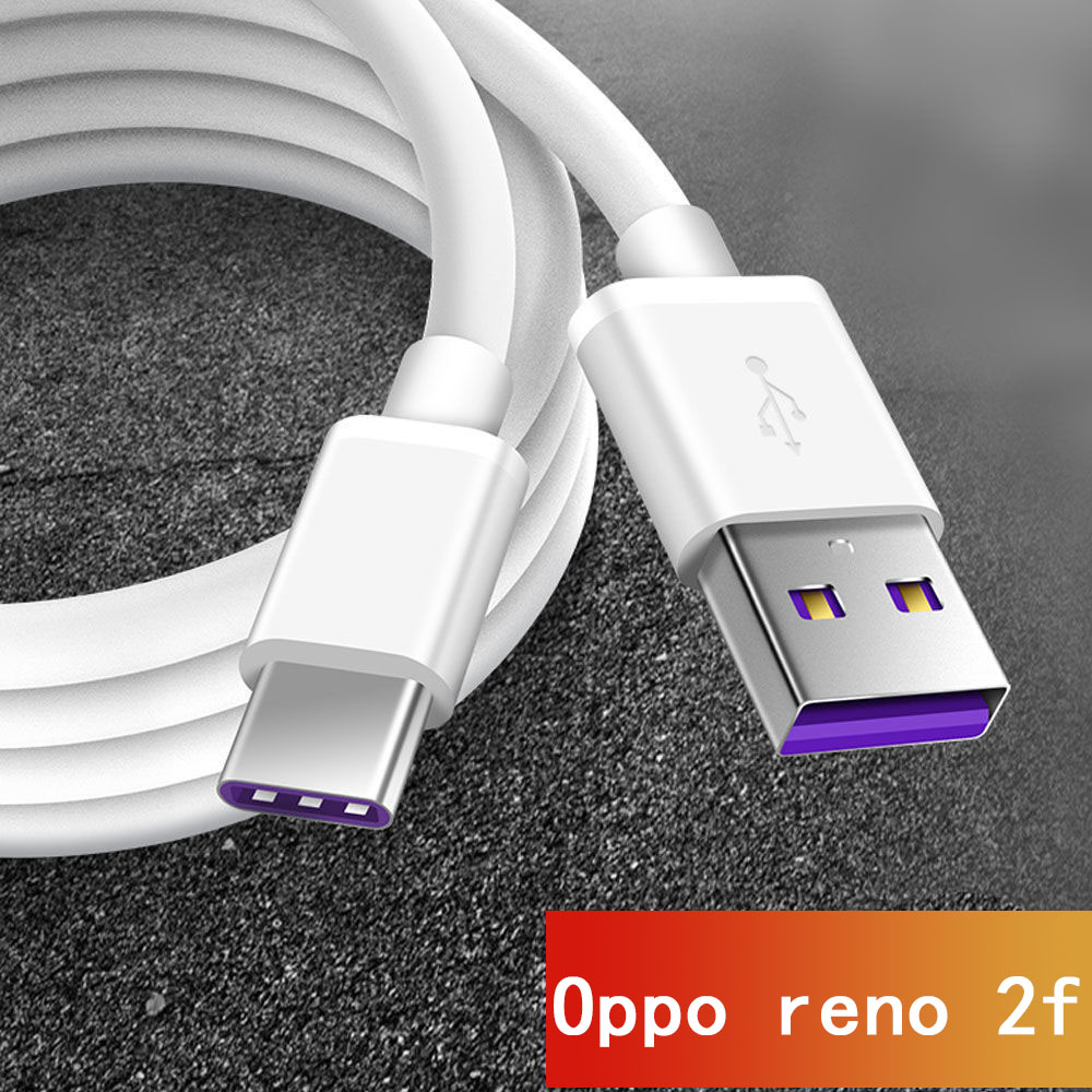 For Oppo reno 2F cable สายชาร์จ Data line ชาร์จเร็ว super fast charge charging line สายชาร์จเร็ว connected to computer reno2f USB