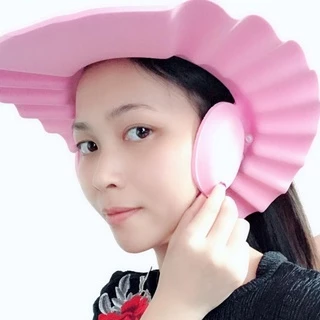 💖พร้อมส่งที่ไทย💖หมวกอาบน้ำผู้ใหญ่มีที่ปิดหู กันแชมพูเข้าตา สามารถปรับได้ 6 ระดับ เพิ่มความสะดวกสบาย