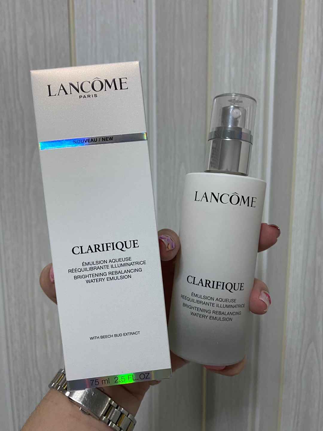 อิมัลชั่น ผิวกระจ่างใส Lancome Clarifique Brightening Rebalancing Watery  Emulsion 75 ml. | Shopee Thailand
