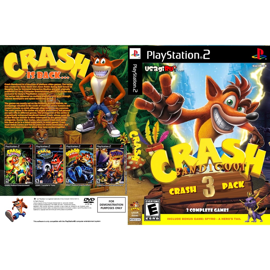 แผ่นเกมส์ PS2 Crash Nitro Kar   คุณภาพ ส่งไว (DVD)