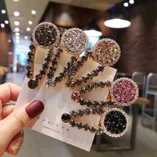 กิ๊บแฟชั่นเกาหลี， คลิปเกาหลีซุปเปอร์แฟลช rhinestone เรียบคลิป， อุปกรณ์ผมสาวบูติค