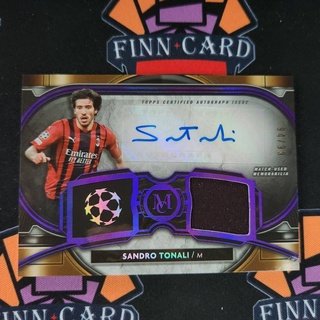 2021-22 Topps Museum - SANDRO TONALI - Relic AUTO - #94/99