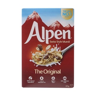 อัลเพน มูสลีสูตรดั้งเดิมสไตส์สวิส Alpen Swiss Style Muesli Origional 375g