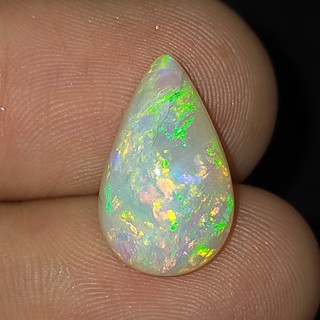 พลอย โอปอล ออสเตรเลีย ธรรมชาติ แท้ ( Natural Solid Crystal Opal Australia ) หนัก 6.16 กะรัต