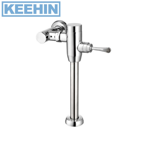 CT457XNS ฟลัชวาล์วโถสุขภัณฑ์มีล็อคในตัวชนิด Top Inlet Security Toilet Flush Valve Top Inlet CT457XNS