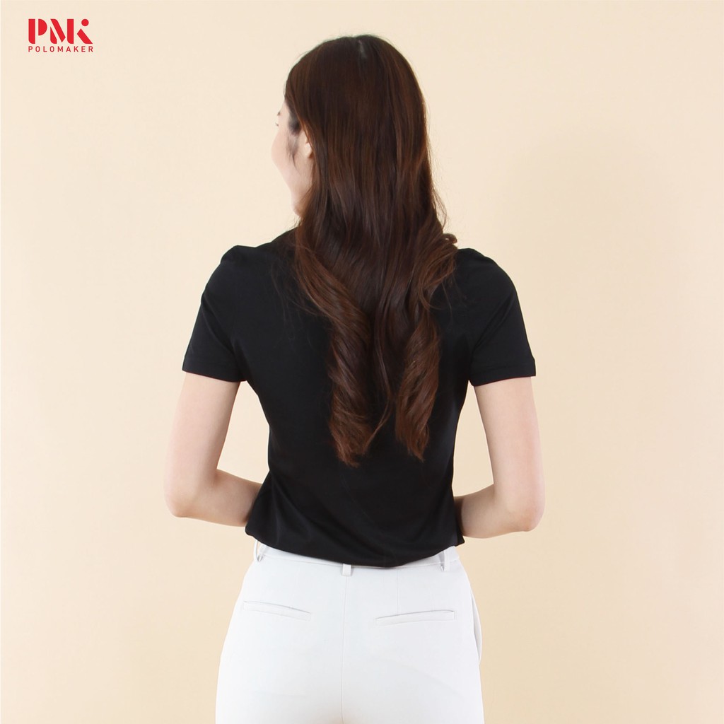 PMK – Prima Elite PE009 – เสื้อโปโล สีดำ เบา สวมใส่สบาย ราคา ถูกที่สุด ดีลบีเคเค แกลเลอรีภาพที่ 7