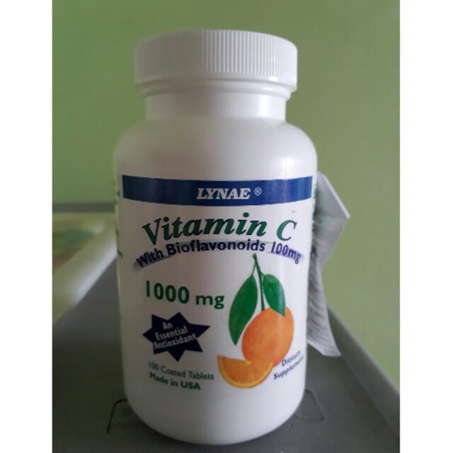 Vitamin C 1000 mg. Lynae 100 เม็ด