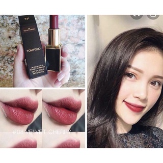 พร้อมส่ง !! ลิปสติกขนาดจริง TOM FORD LIP COLOR สี VELVET CHERRY ขนาด 3 G. อ่านรายละเอียดก่อนสั่งซื้อ