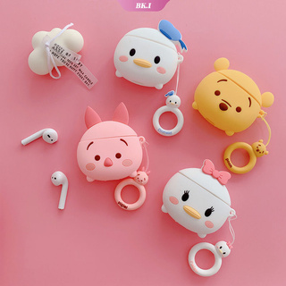 เคสหูฟังซิลิกาเจลลายการ์ตูนหมีพูห์สําหรับ Airpods 1/2 Generation Airpods 1/2/Pro【Ku2】