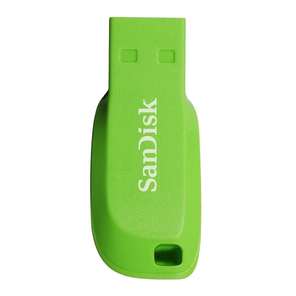 SanDisk CRUZER BLADE USB แฟลชไดร์ฟ 32GB Green, USB2.0 (SDCZ50-032G-B35GE สีเขียว) รูปที่ 2