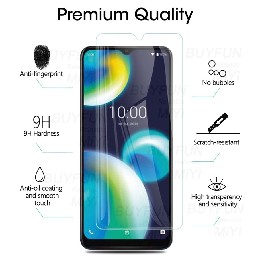 2 Pezzi Vetro Temperato Per Wiko Lenny 5 - 0,26 Mm, Durezza 9H, Anti-graffio - Copertura Solo Schermo Piatto