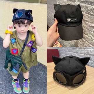 Pilot Hat Childrens 2022 New Fashion Boys Hat Summer Handsome Glasses Peaked Cap Baseball Cap Fashion miEw