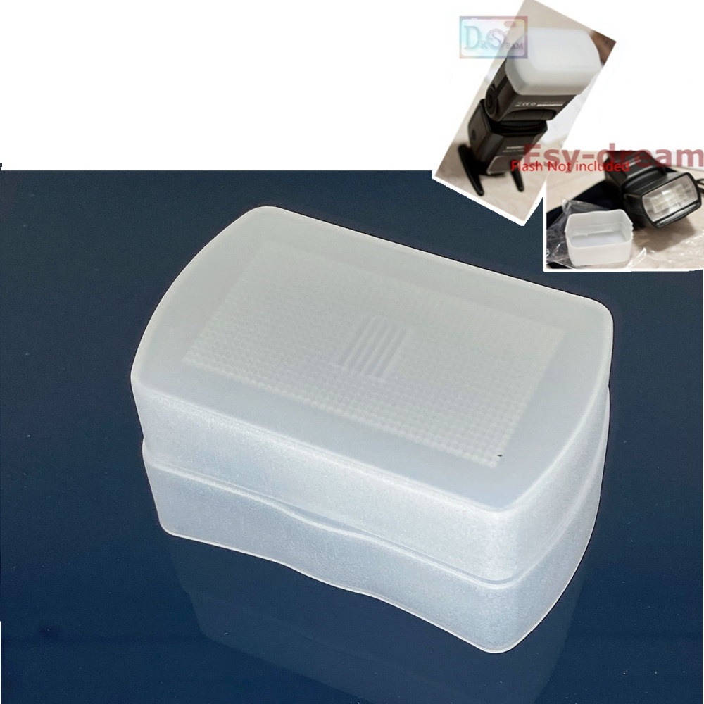 Speedlite Flash Cap Diffuser Bounce Dome Softbox for Canon 580EX II Yongnuo YN568 YN560 II III Godox TT560