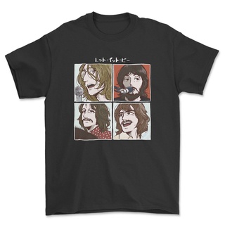 เสื้อยืด พิมพ์ลาย The BEATLES LET IT BE JAPAN สไตล์ญี่ปุ่น