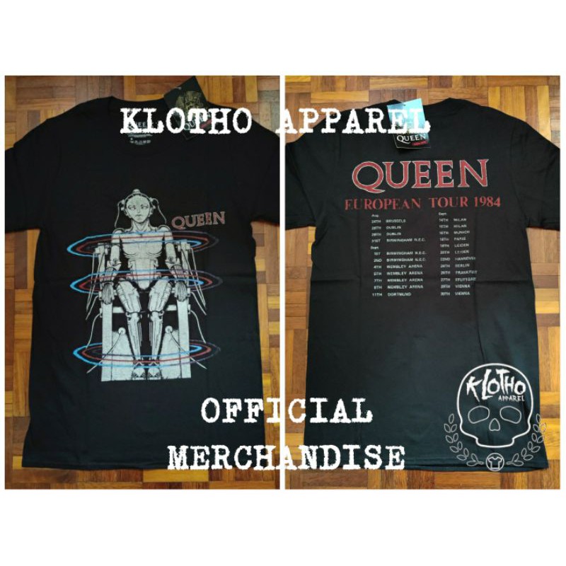 QUEEN เสื้อวง Mergded อย่างเป็นทางการ Baju Band