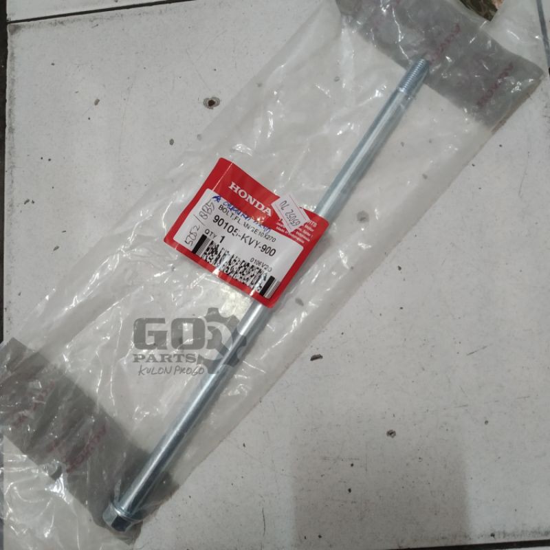 MESIN 90105-KVY-900 Bolt Flange 10x270 เพลา Pangkon Swing Arm Honda Beat Karbu Beat FI เครื่องยนต์