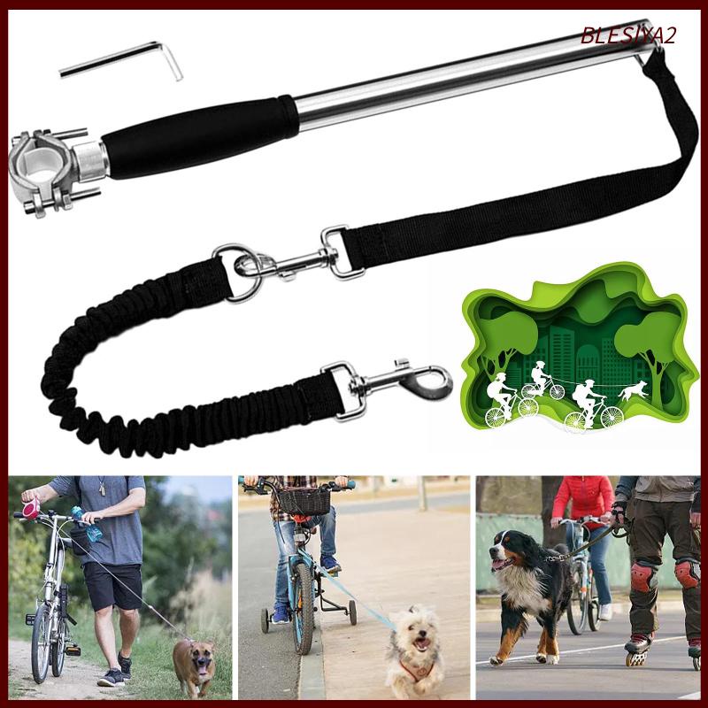 Retractable Bicycle Dog Leash Hand Free Dog Bike Leash for Outdoor
