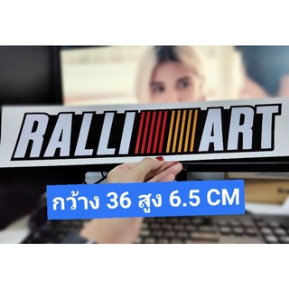 สติ๊กเกอร์ซิ่ง ralliart (RALLIART)ได้2ชิ้น สติ๊กเกอร์ซิ่ง รถเเข่ง สติ๊กเกอร์เเต่งรถ (แรนรี่อาร์ท)สติ๊กเกอร์ติดรถ