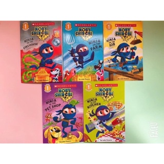 หนังสือฝึกอ่านภาษาอังกฤษ scholastic level 1 สำหรับเด็ก ชุด Moby Shinobi เซต 5 เล่ม