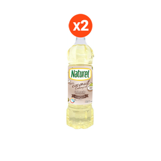เนเชอเรล น้ำมันมะพร้าว ชนิดขวด 1 ลิตร x 2 ขวด Naturel coconut oil 1L x2 bottles