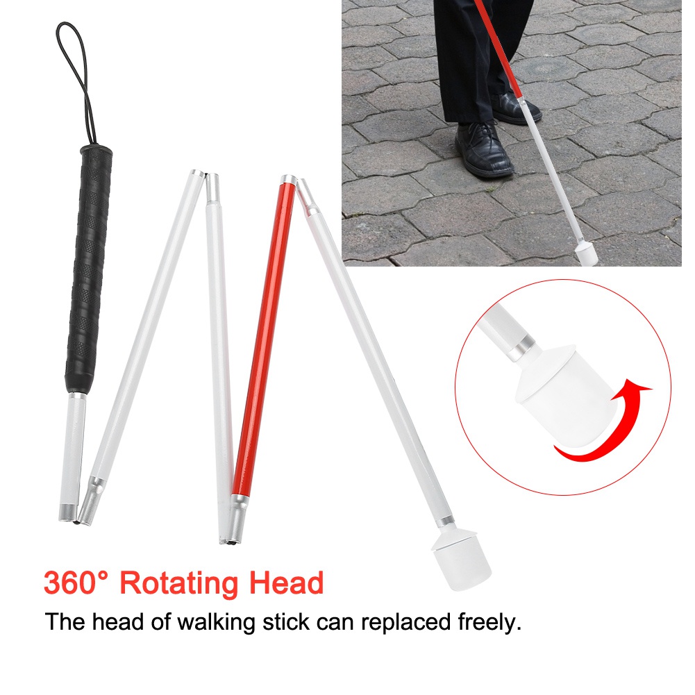 Stick Hiking Trekking Pole Trail Aluminum Alloy Reflective Stick Guide ...