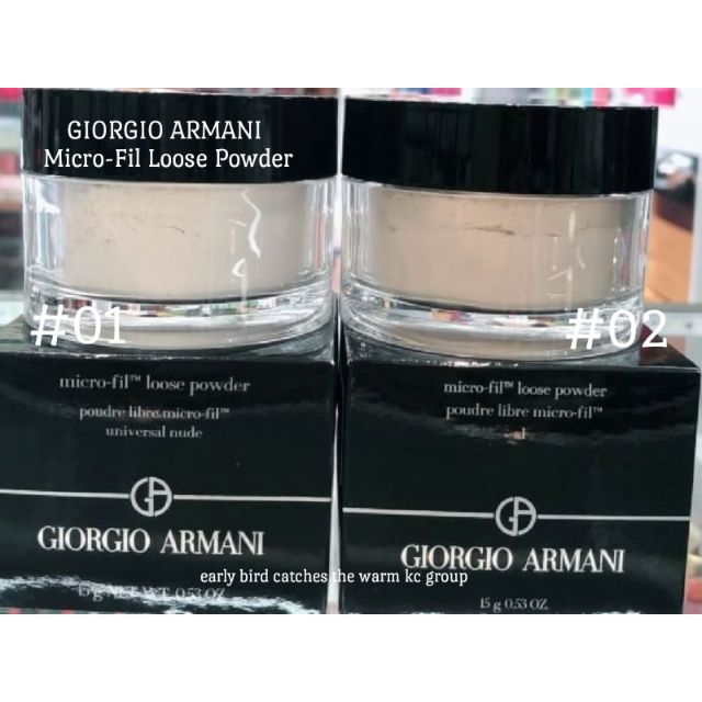 armani translucent powder