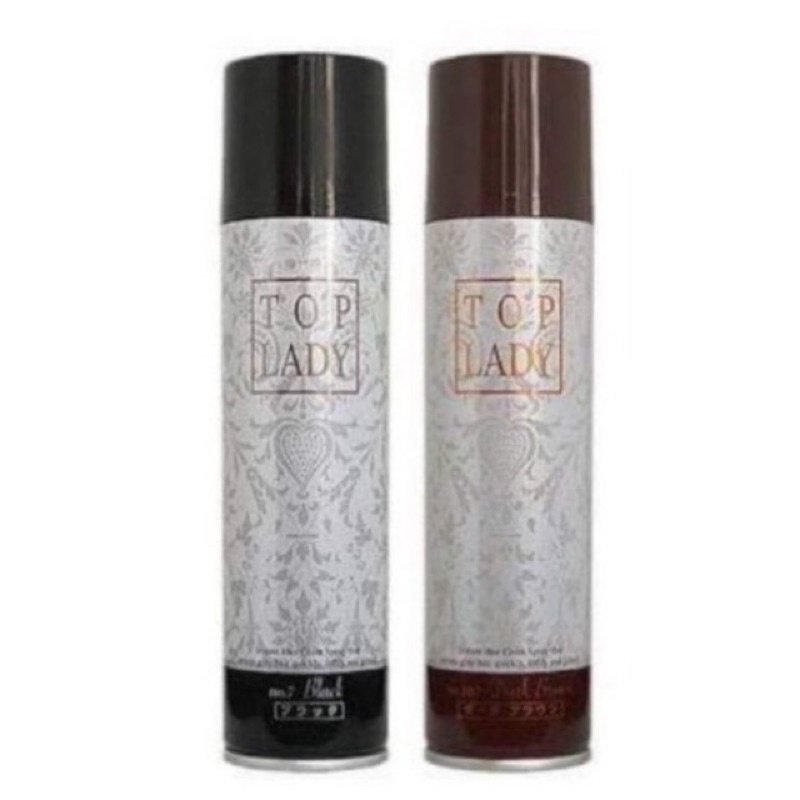 Top lady Hair Color Spray ท๊อปเลดี้สเปรย์ปิดผมขาวชั่วคราวจากญี่ปุ่น toplady