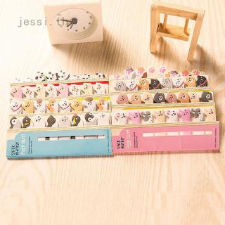 jessi Mini Cute Cartoon Animals Cat Panda Memo Pad Sticky Notes Memo Notebook Stationery Note Paper Stickers