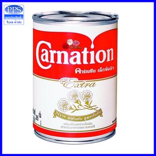 คาร์เนชั่นเอ็กซ์ตร้า Carnation Extra ครีมเทียมพร่องไขมัน กระป๋อง ขนาด 385G