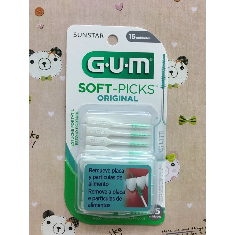 GUM SOFT-PICKS 632 15ชิ้น แปรงซอกฟัน