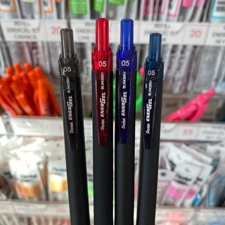ปากกาเพนเทล pentel click 0.5 มม.หมึกน้ำเงิน ดำ แดง รุ่น BLN435R1 เปลี่ยนไส้ energel ได้ (gel pen)