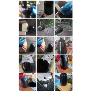 หมวกครอบ ฝาครอบ LNB สีดำแบบเงา สำหรับจานดำตะแกรง (เหมาะกับจาน150-185CM.)