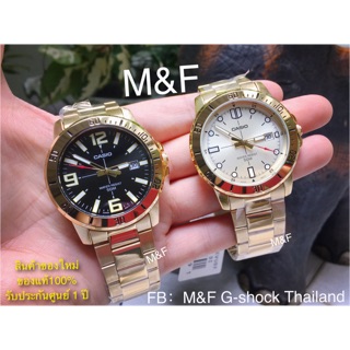CASIO-นาฬิกาข้อมือสุภาพบุรุษ | Dress | MTP-VD01G| อะนาล็อก -   นาฬิกา | (45cm）