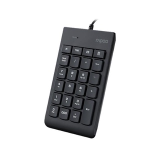 RAPOO K10 Wired Keyboard (Black) Model : KB-K10-BKVendor Code : 19909 คีย์บอร์ดตัวเลข