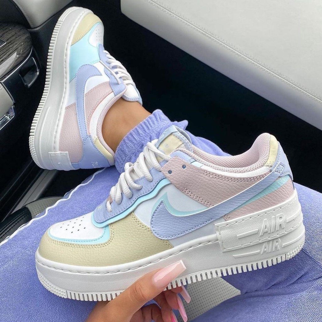 pastel shadow air force ones